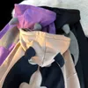 여자 후드 땀 촬영 셔츠 미국 레트로 작은 악마 자수 지퍼 까마귀 여자 y2k 스트리트 패션 트렌드 조커 스웨트 셔츠 커플 루스 231212