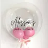 Party Supplies 1Pc Personalized Balloon Decal Name Stickers Custom Birthday Bridal Shower Wedding Event Baby Favor Sticker