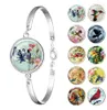 Charm Bracelets Parrot Llow Crow Phoenix Pterodactyl Cardinal Birds Glass Glass Bangle Jewellry Joyal Regalo para niñas FAW3675842