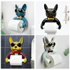 Toilet Paper Holders Tray Toilet Paper Holder Hygiene Resin Free Punch Hand Tissue Box Household Paper Towel Holder Reel Spool Device Dog Style 231212