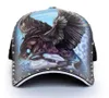 Impressão 3D original Dragão chinês Dragão Peafowl Skull Skull Eagle Baseball Cap homem Mulher Moda Snapback Hip Hop Hat CX200716715124