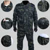 Chándales para hombres Ropa de seguro laboral Traje de camuflaje al aire libre Primavera y otoño Monos resistentes al desgaste antiescaldado 231212