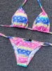 Kobiety projektantki strojów kąpielowych Summer L Sexy Woman Bikinis Modne litery Drukuj stroje kąpielowe Wysokiej jakości damskie garnitury Rozmiar: S-xl A108