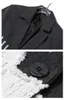Женские костюмы Пиджаки Женские повседневные лоскутные длинные рукава со вставками Свободные модные женские вязаные пиджаки Пальто 231213