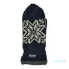 Designer Bruceriver Mens Snowflake Knit Mantens med Warm Thinsulate Fleece