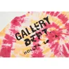 GELLERY DAPT Designer T-shirt Topkwaliteit heren-T-shirts Fashion Label Roze gewassen Korte mouwen Losvallend heren- en dameshalve mouw