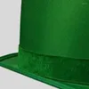 Bérets Patricks Day Hat Flat Top National Halloween Party
