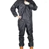 Raincoats 2 PCS Fashion Motorcykel Regnrock /Conjoined Raincoat /Overalls Män och kvinnor Fission Rain Pock Black L XL