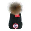 2023 Winter Beanie Monclair hoed vrouwen heren ontwerper authentieke gebreide hoed oversized vox fur ball officiële website 1: 1 caps: hoge kwaliteit met cadeau