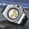 Heren automatisch mechanisch uurwerk horloge 42 mm rubberen band Glow-in-the-dark luxe heren multifunctioneel horloge