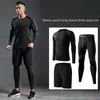 Set da fitness per yoga da uomo di vendita caldo, traspirazione igroscopica, abbigliamento da yoga, sport, corsa, set da tre pezzi