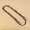 Hip Hop – bijoux en diamant pour hommes, collier en argent Sterling S925 glacé, chaîne de Tennis noire de 3mm