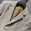 Blazers masculinos de algodão linho moda casaco designer jaquetas letras completas negócios casual fino ajuste terno formal blazer masculino ternos estilos 34