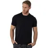 Herrdräkter B3473 Superfine Merino Wool T Shirt Baslager Wicking andningsbar snabb torr anti-odor no -ch USA-storlek