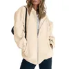 Kvinnor Hoodies Sweatshirts Söt hoodie Teenage Girl Autumn Jacket Overdimensionerad sportskjorta Casual Drawstring Clothes Zipper 231213