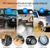 إلكترونياتها التلقائية 433.92 ميجا هرتز TPMS Digital Solar Power Car Resident نظام مراقبة الضغط مع 4 مستشعرات USB Security Alarm Tool Psi Bar