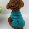 Cão vestuário filhote de cachorro cães colete camisa roupas macias simples doggy gatos bottoming camisetas para traje de verão