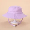 Berets bonito crianças balde chapéus primavera dos desenhos animados boné bebê meninos meninas guarda-sol chapéu de praia ao ar livre verão pesca bonés para 0-8y