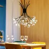 Moderne kreative Löwenzahn-Blumen-Kronleuchter, LED-Wohnzimmer, Restaurant, Bekleidungsgeschäft, Heimdekoration, Blumenstrauß-Lampe, 19 Köpfe, Chande186F