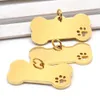 Dog Training Obedience 100PCS Stainless Steel Blank Tag Antilost Engraved Pet Animal Collar Accessories Personalized Cat Puppy ID Plate Name Tags 231212