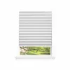 Curtain G 1-2-3 Indoor Cordless White Room Darkening Window Pleated Shade 75" L X 48" W Living