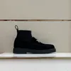 2024 Luksusowy projekt męski Guillaume Cowhide High-Top Sholt Buty