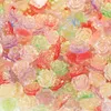 Nail Art Decorations 50PCS Glitter Resin Rose Flower Charms Gradient Camellia For Accessories Parts Manicure Supplies