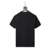 Мужские дизайнерские футболки с полосками, модные черно-белые роскошные футболки с короткими рукавами и буквенным узором, размер S-3XL # ljs777