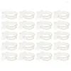 Hårklipp 20 PCS Pearl Wrist Band Armbands Corsage Armband Supplies Without Wedding Abs Wristlet Corsages Bride Bridesmaid