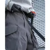 Pantalon pour hommes unisexe printemps vêtements harajuku technologie ample surdimensionné tendance hip hop cargo jogger multi-poches cordon de serrage