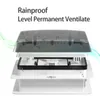 RV ROOF VENT FAN RAIN SENSOR를 가진 RV 지붕 벤트 가역적 배기 팬, 초소형 소음 수준 영구 RV 공기 환기 천장 팬 14 인치