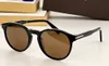 Oval Sunglasses 0834 Black Smoke Men Designer Sunglasses Shades Sunnies Gafas de sol UV400 Eyewear with Box