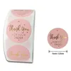 Gift Wrap Stickers 500pcs Thank You For Your Order Stickers With Gold Foil Round Seal Labels Handmade Scrapbooking2461