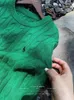 メンズセーターラウンドネックカシミアセーター女性の刺繍プルオーバールーズと濃厚なソリッドカラー女性のトップロングスリーブスウェット231212