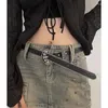 Belts Female Waist Belt Hiphops Rivet Buckle For Jeans Shorts Women Accessories