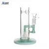 Hittn Glass Bong Fumer Water Pipe de 15,7 pouces 5 mm d'épaisseur de douche à tube droit Perc Bong Couleur en verre Bong soufflé à la main avec une vente de 14 mm Joint 420