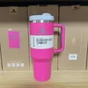 Wholesale 40oz insulated cup with straw stainless steel handle ice cream cup car mounted car cup