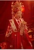 Etniska kläder yourqipao kinesiska traditionella phoenix hanfu bröllop ming dynasti brud brudgum dräkt handgjorda broderier xiuhe klänning 231212