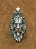 Bagues de cluster Linsion 925 Sterling Silver Lion King Bague Mens Biker Punk Animal TA190 Taille américaine 7157627146