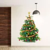 Neue Weihnachtsbaum-Wandaufkleber für Wohnzimmer, Kinderzimmer, Heimdekoration, Wandaufkleber für Glasfenster, Schaufenster, Heimdekoration