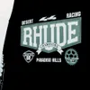 Rhude Hoodie Designer Fashion Round Pullover Collar Sweatshirts Autumn/Winter New RHUDE Black Micro Label 4x4 Hoodie Fashion Brand Unisex