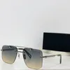 Neue Modedesign-Herren-Sonnenbrille Z005 K Goldrahmen randlose quadratische Linse, avantgardistische und großzügige High-End-UV400-Schutzbrille für den Außenbereich