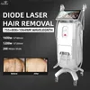 Hot Vertical 808nm Diode Laser Hair Removal Beauty Device för alla hudtyper 755nm 808nm 1064nm Laser 2 Handtag