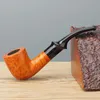 El -Carved Briar Ahşap Sigara Boru Filtre Boru Tutucu Zarif Tütün Aksesuarları Koleksiyonu Ahşap Sigara Boru Toptan