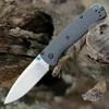 BM 535-3 Bugout Folding Knife 3.18 "S90V Satin Plain Blade, Carbon Fiber Handtag Outdoor Pocket Tactical Self Defense Tool 903