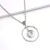 Pendant Necklaces 10PCS Interchangeable 18mm Snap Jewelry Liobonar Buttons Charms Necklace For Women1320F