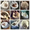 kennels pens HOOPET Pet Cat Dog Bed Warming Dog House Soft Material Sleeping Bag Pet Cushion Puppy Kennel 231212