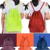 Borse con coulisse Borsa a tracolla con logo personalizzato Zaino stampato sportivo promozionale Tirare la corda Tela femminile Palestra Scuola Borsa da palestra Sport Pack236C