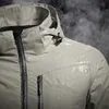 Mensjackor Casual Waterproof för män huva andningsbara rockar Spring Autumn Outwear Windbreaker Tourism Raincoat Plus Size 7xl 231212