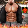 Waist Tummy Shaper Mens Shaping Training Sauna Vest Double Belt Sweater Tight Chest Top Abdominal Weight Loss Cloth Fat Burning Fitness Set 231213